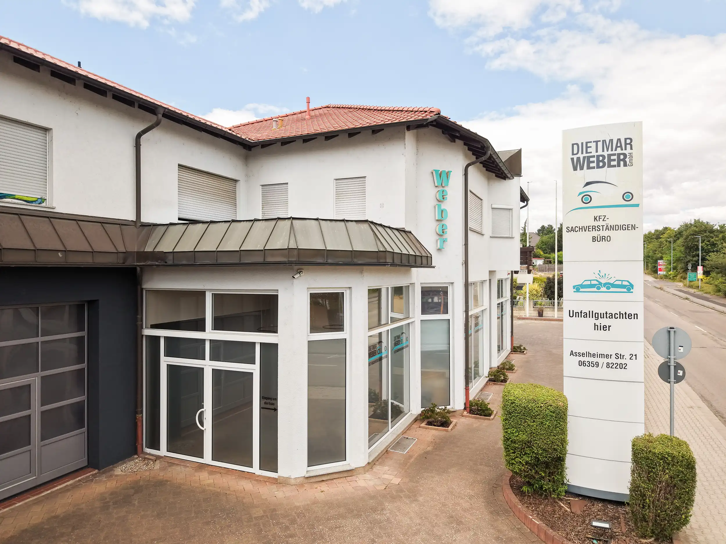 Unternehmensgebäude der Dietmar Weber GmbH