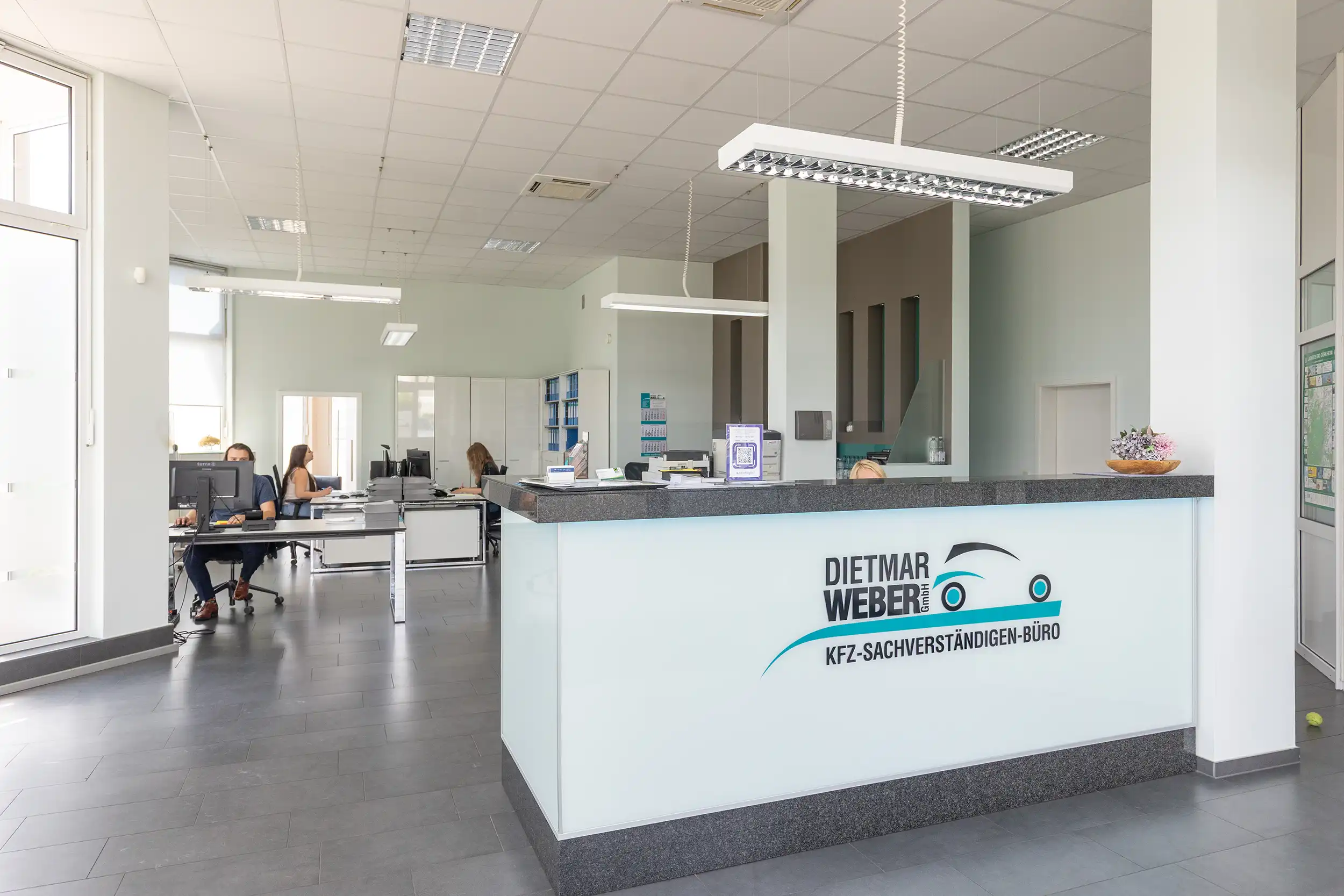 Empfangshalle der Dietmar Weber GmbH